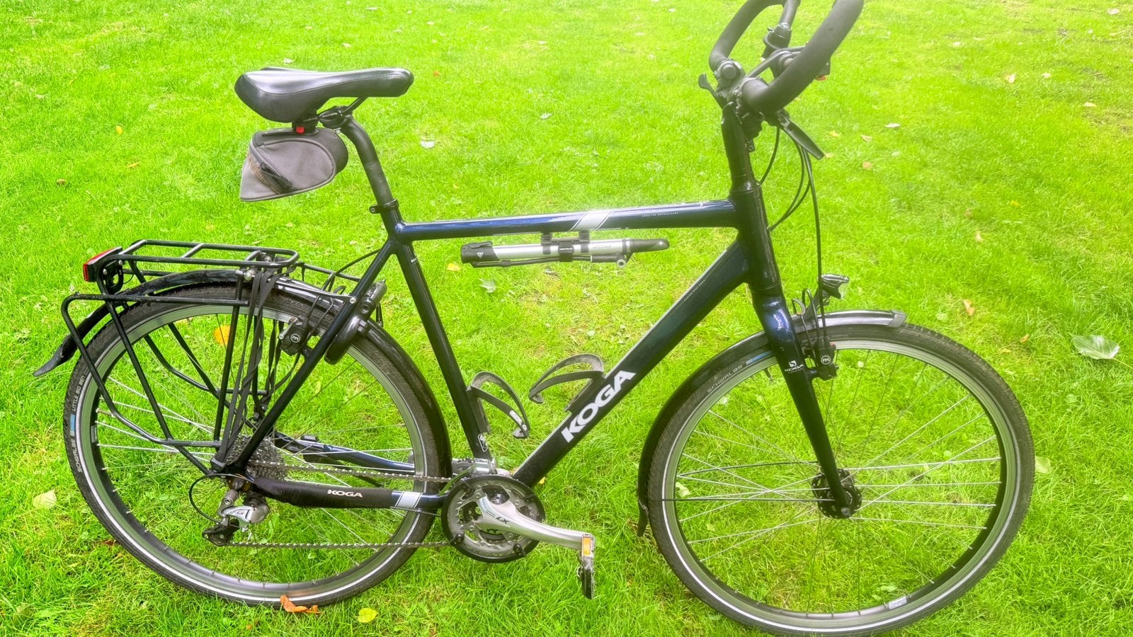 Luxe gave herenfiets Koga Signature GrandTourer 60cm 30speed, Ophalen, 28 inch, Gebruikt, Velgrem