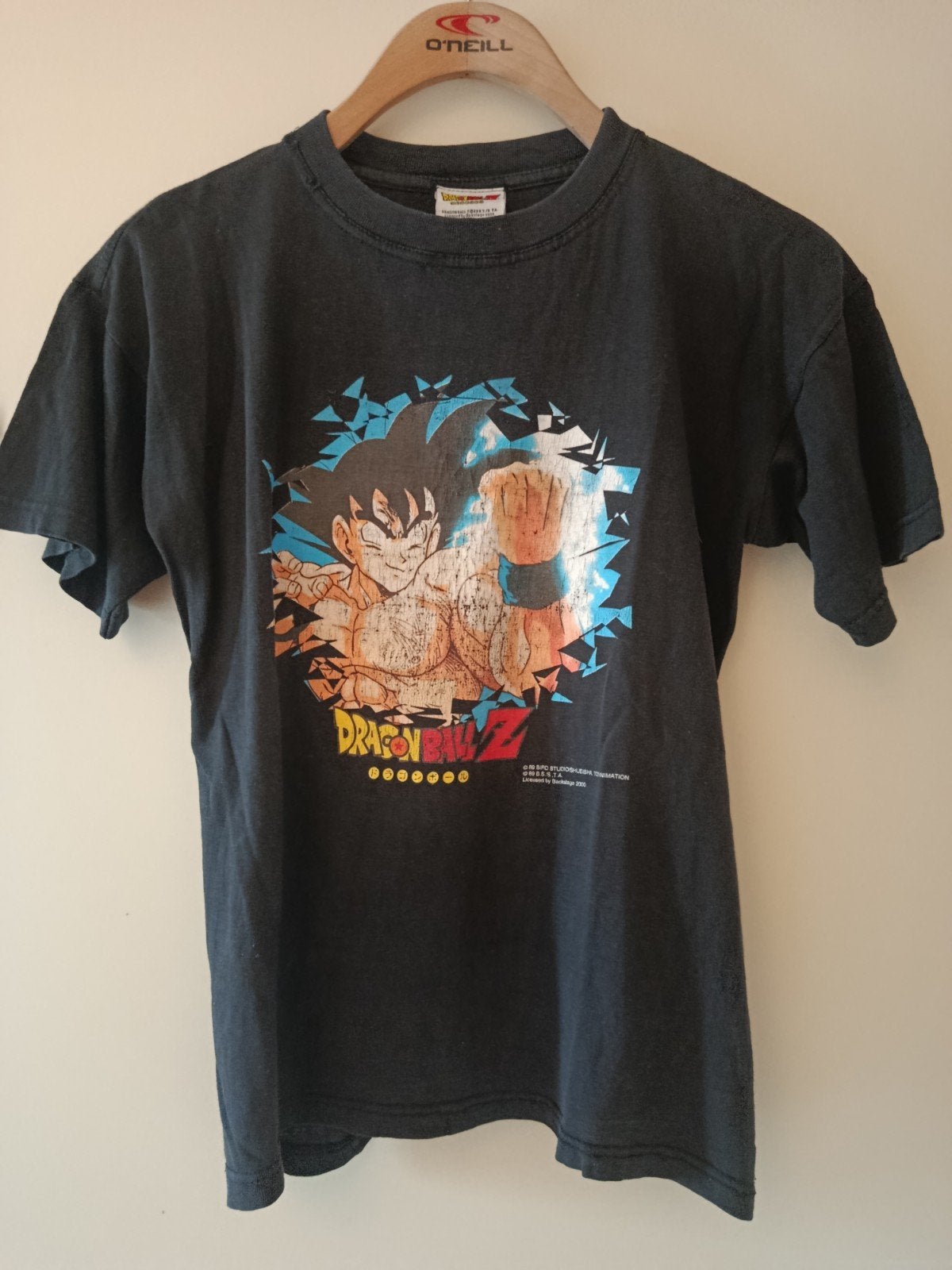 Dragon Ball Z Goku T-shirt - Maat S - Gebruikt, Ophalen, Zwart, Gedragen, Dragon Ball Z