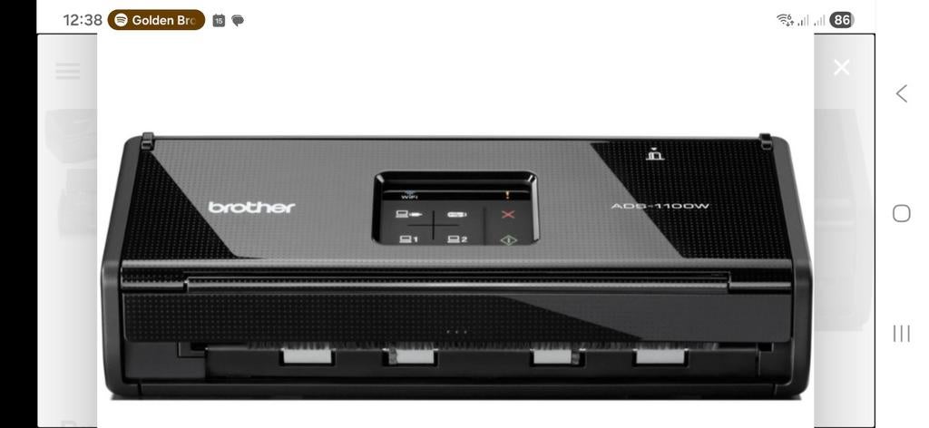Brother scanner ADS-1100W, Ophalen of Verzenden, Laptop, Brother