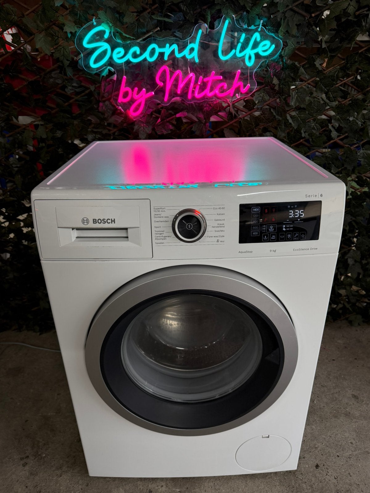 Bosch Serie 6 9kg Wasmachine (Gratis Bezorgen), Ophalen, 1200 tot 1600 toeren, 8 tot 10 kg, Voorlader