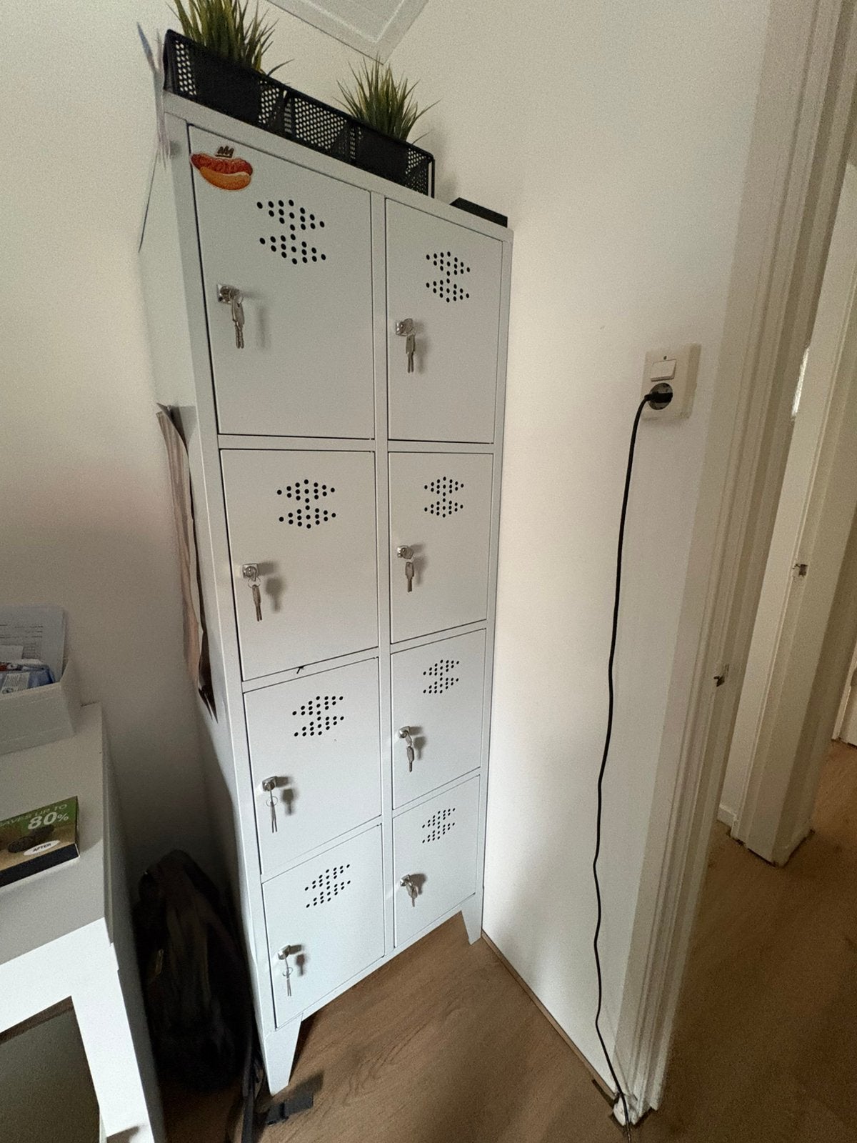 Lockerkast met 8 deurtjes, Ophalen, Gebruikt