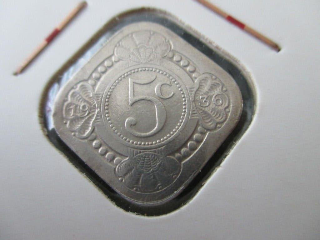 5 cent 1936, Ophalen of Verzenden, Koningin Wilhelmina, 5 cent, Losse munt