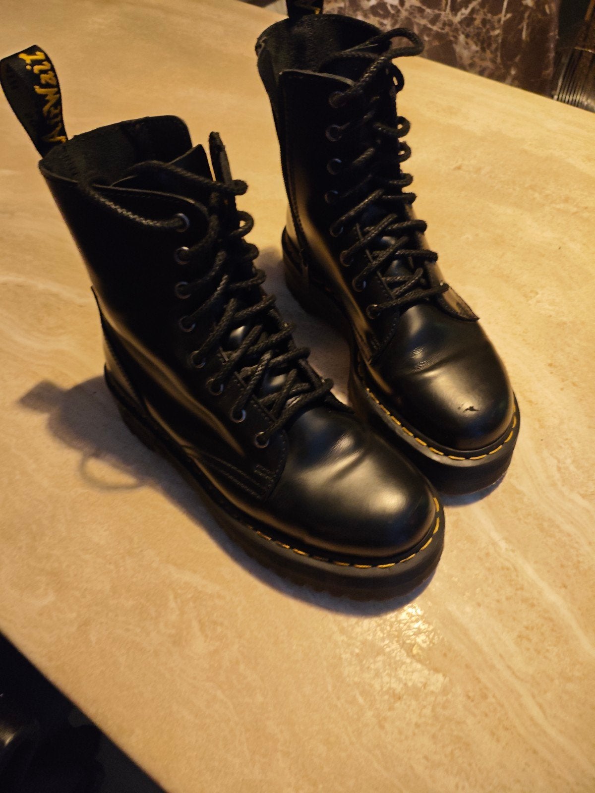 Dokter Martens Jadon (Nieuwstaat), Kleding | Dames, Schoenen, Ophalen of Verzenden, Zo goed als nieuw, Zwart