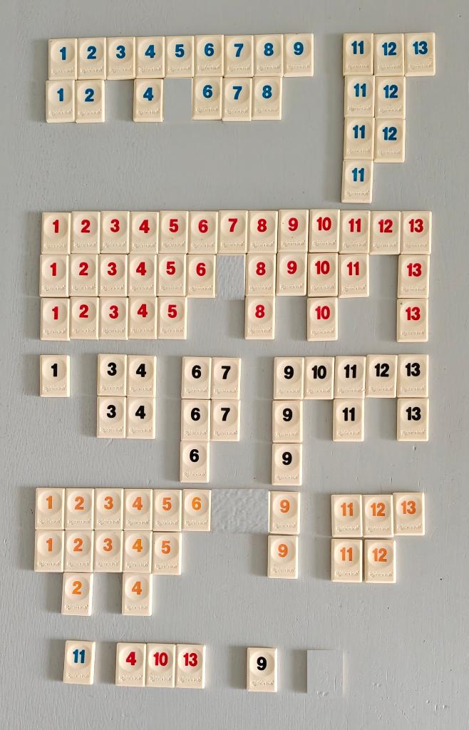 STENEN van Rummikub - nr 290 (Kleine steen - Recht Logo), Ophalen of Verzenden, Zo goed als nieuw