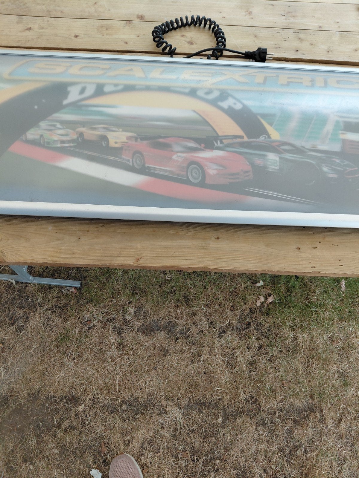 Scalextric Dunlop lichtbak - Reclamebord Racebaan, Verzamelen, Ophalen of Verzenden, Gebruikt