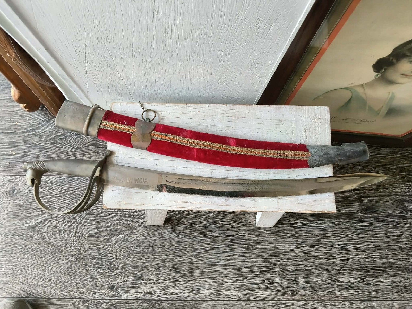 Decoratieve sabel met schede - Made in India, Ophalen of Verzenden