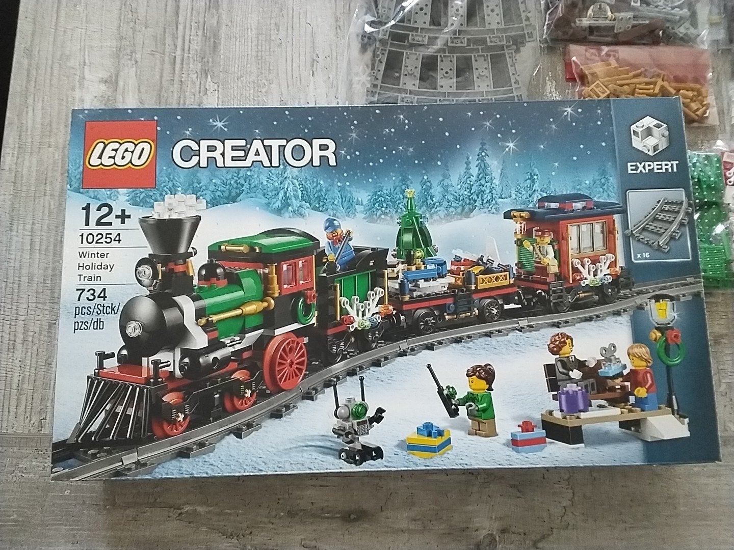 LEGO Creator Expert 10254 Winter Holiday Trein, Ophalen, Overige thema's, Zo goed als nieuw, Complete set