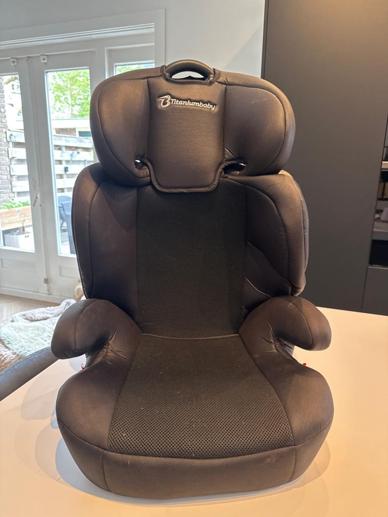 Autotstoel Titanium Baby Isofix, Autogordel, Verstelbare rugleuning, Zo goed als nieuw, Ophalen