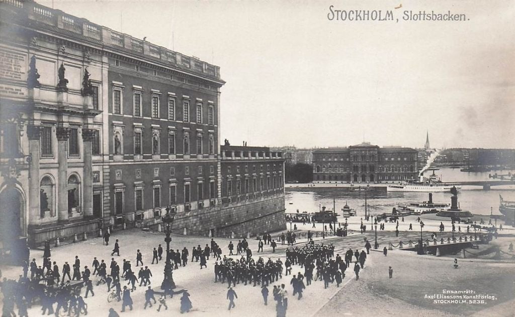 702-468-011 Stockholm Slottsbacken, Verzenden, Voor 1920, Overig Europa