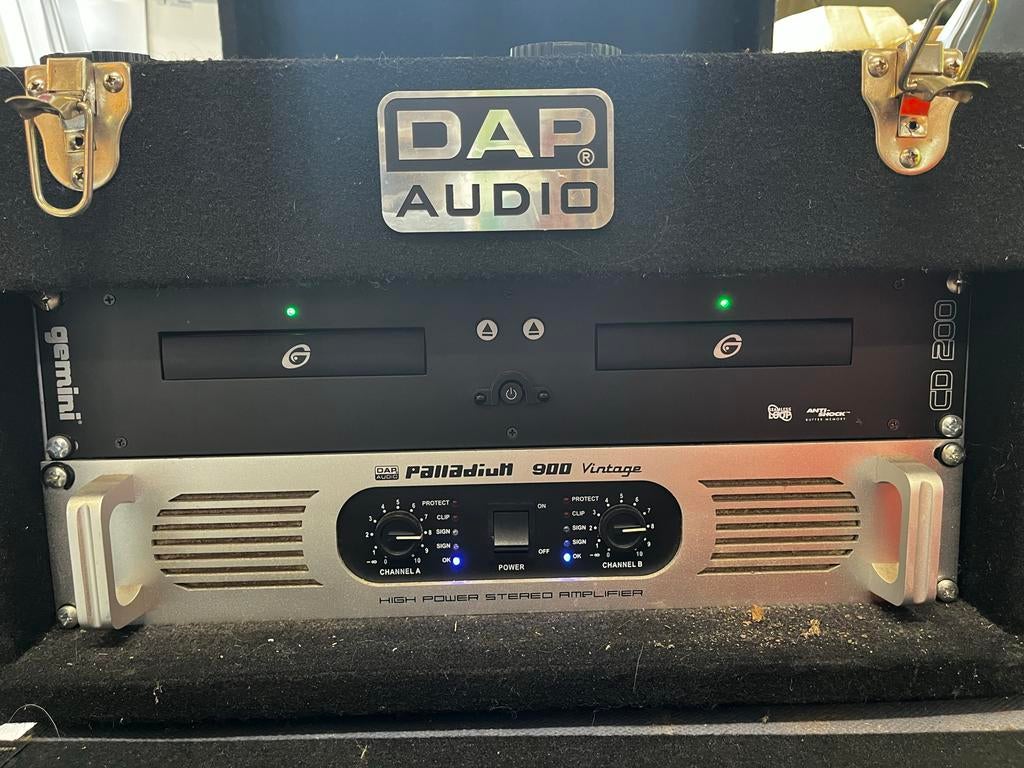 Complete DJ-set: Gemini CD200, JBSystems Beat 6, DAP Audio, Ophalen, Gebruikt