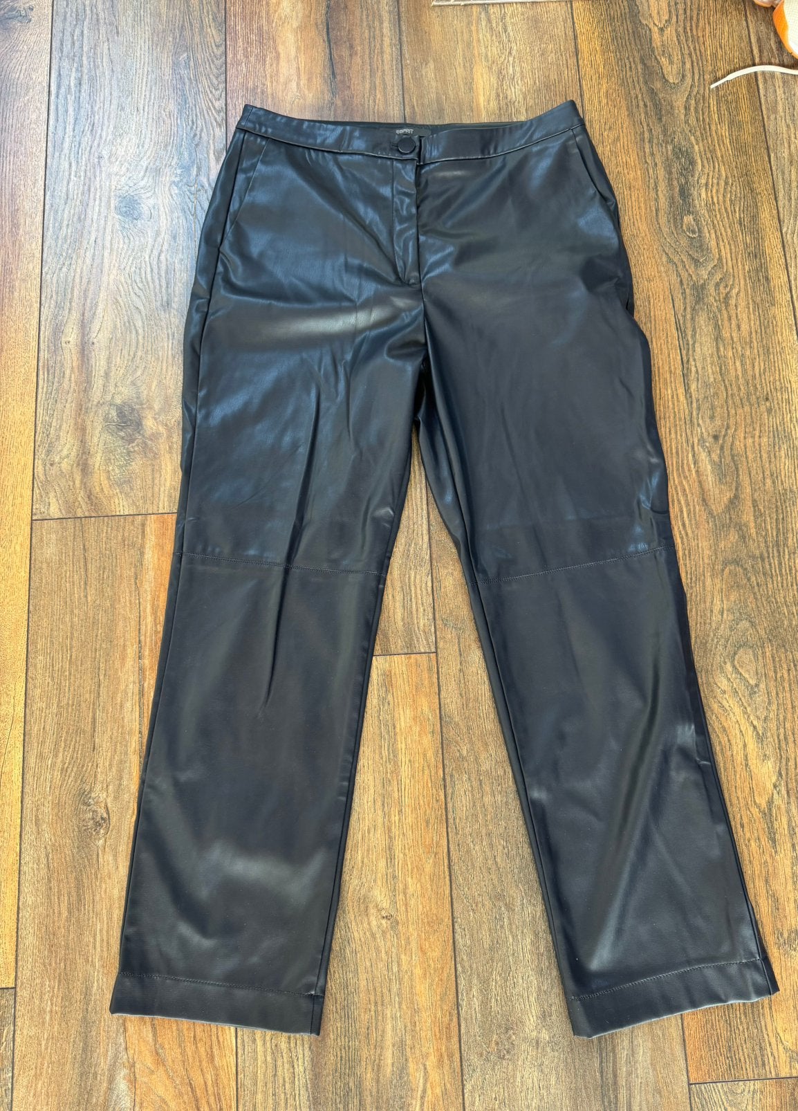 Esprit leren donkerblauwe zachte broek Xs/S, Kleding | Dames, Blauw, Nieuw, Ophalen of Verzenden, Maat 34 (XS) of kleiner