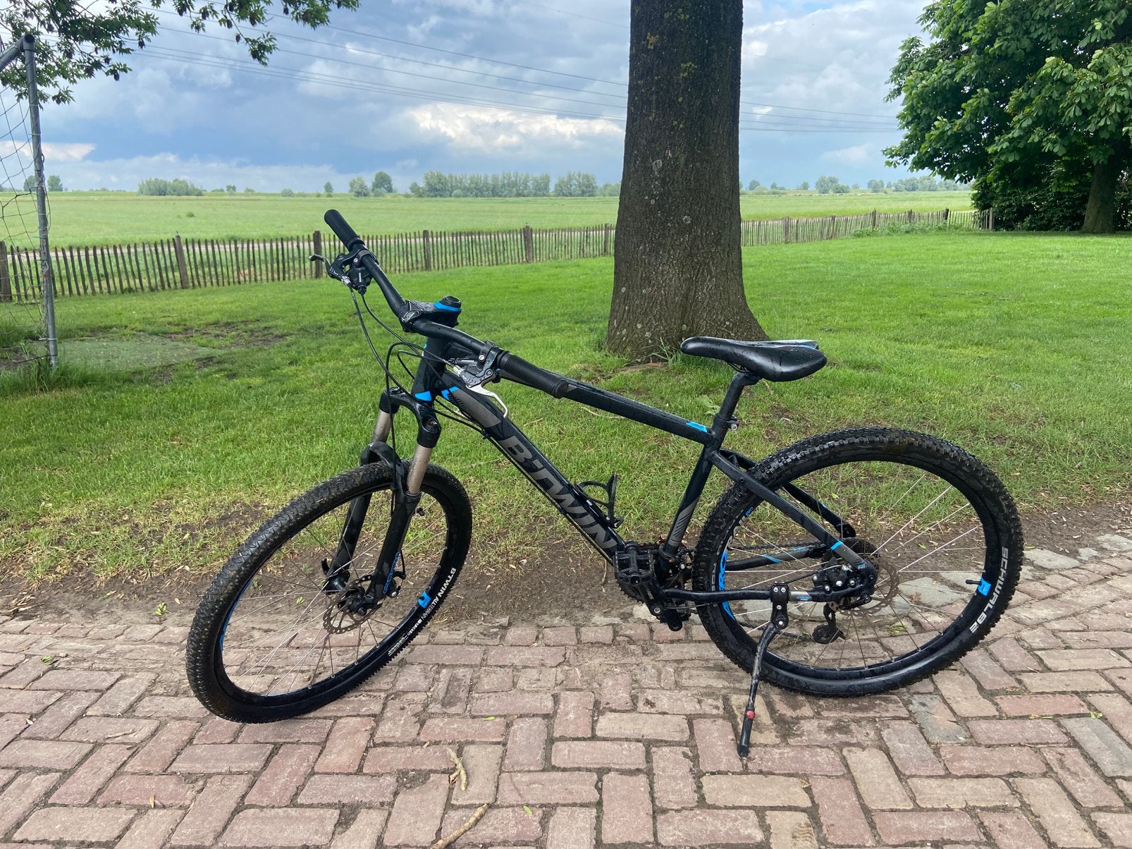 27,5 inch B’twin mountainbike, Ophalen, 24 inch of meer, Gebruikt, Aluminium