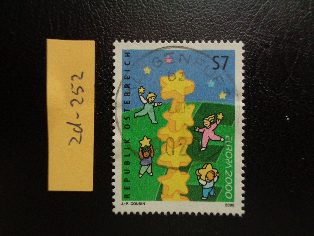 oostenrijk - europa zegel 2000 (zd-252), Ophalen of Verzenden, Gestempeld