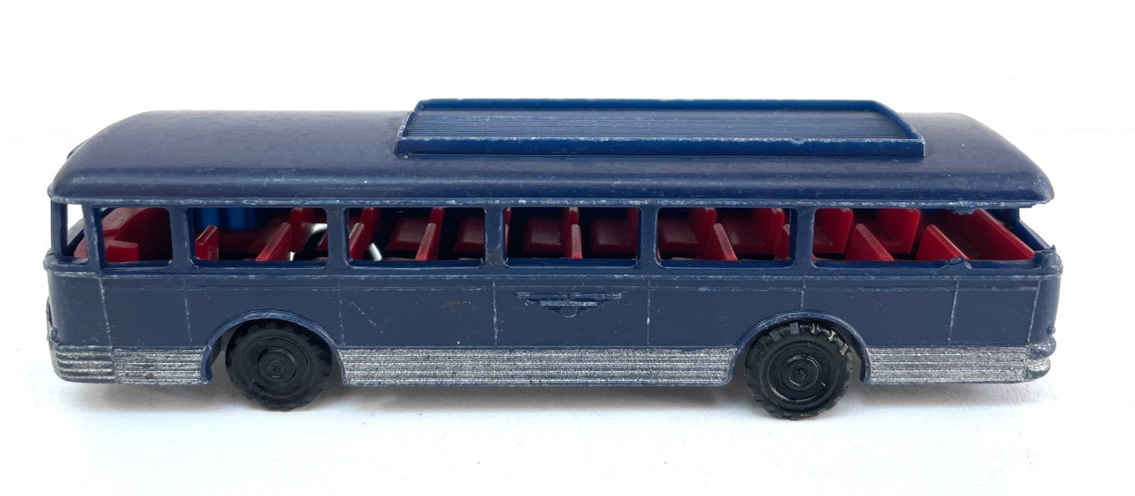 Vintage Jouef HO Car Chausson Bus - Blauw (Made in France), Ophalen of Verzenden, Gebruikt