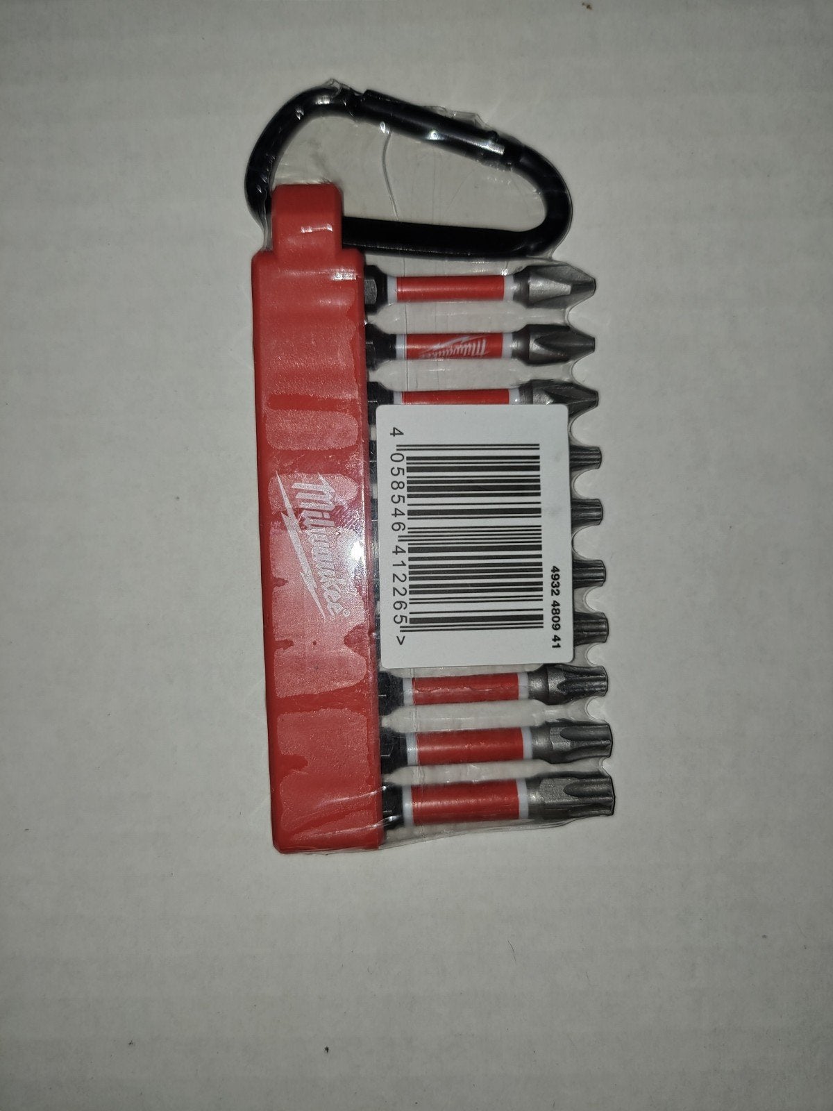 Milwaukee Bitset met Karabijnhaak - Nieuw, Ophalen of Verzenden, Nieuw, Bitset, Milwaukee