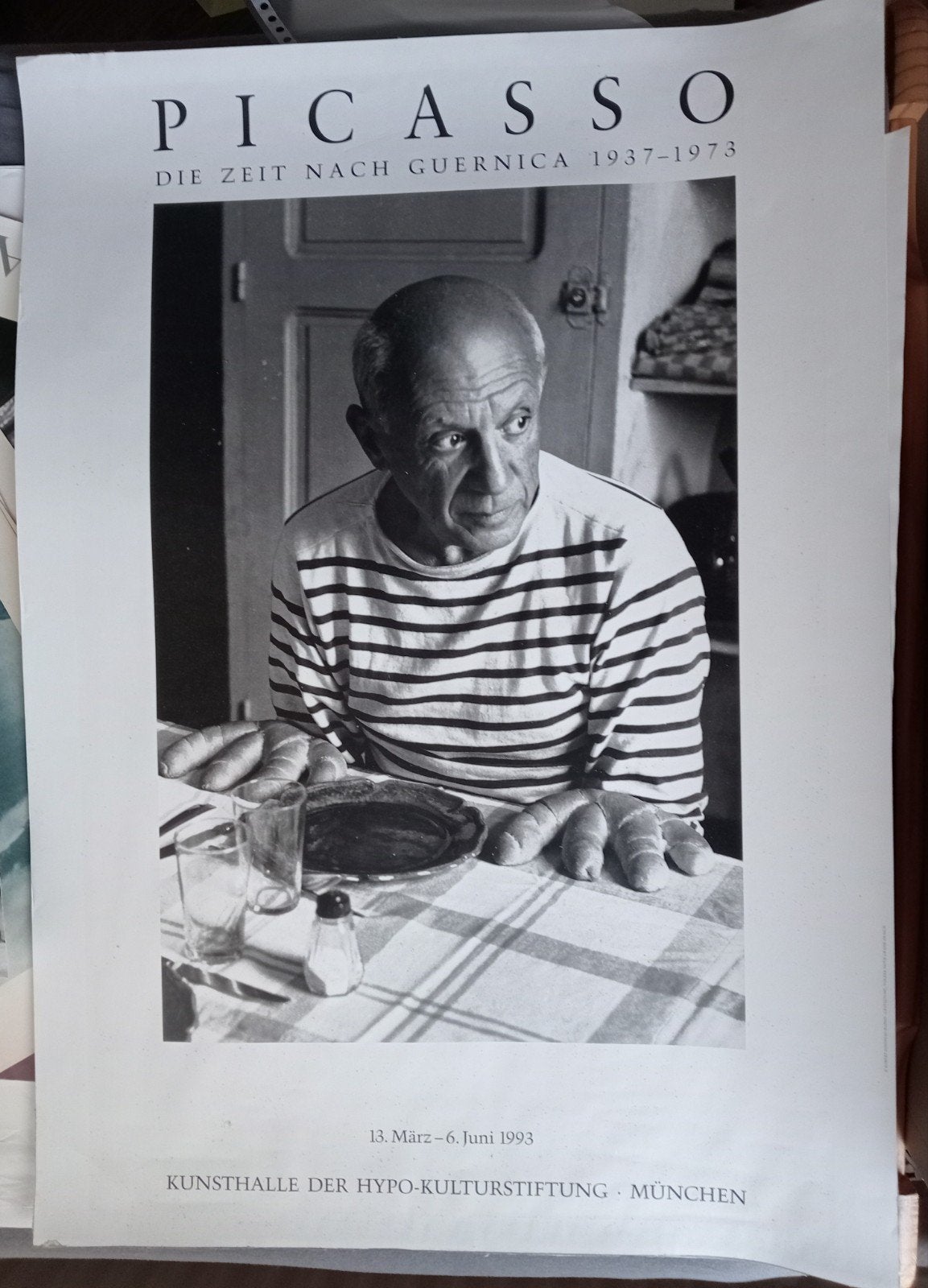 Robert Doisneau 'Le pain de Picasso' affiche, Ophalen of Verzenden