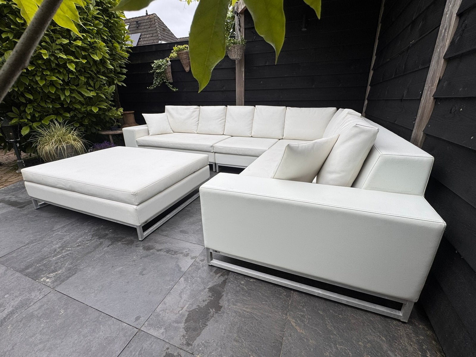 Manutti Zendo Loungeset, Tuin en Terras, Ophalen, Zo goed als nieuw, Wicker, Hocker