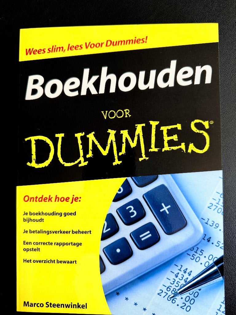 Boek Boekhouden voor Dummies, Ophalen of Verzenden, Nieuw, Marco Steenwinkel