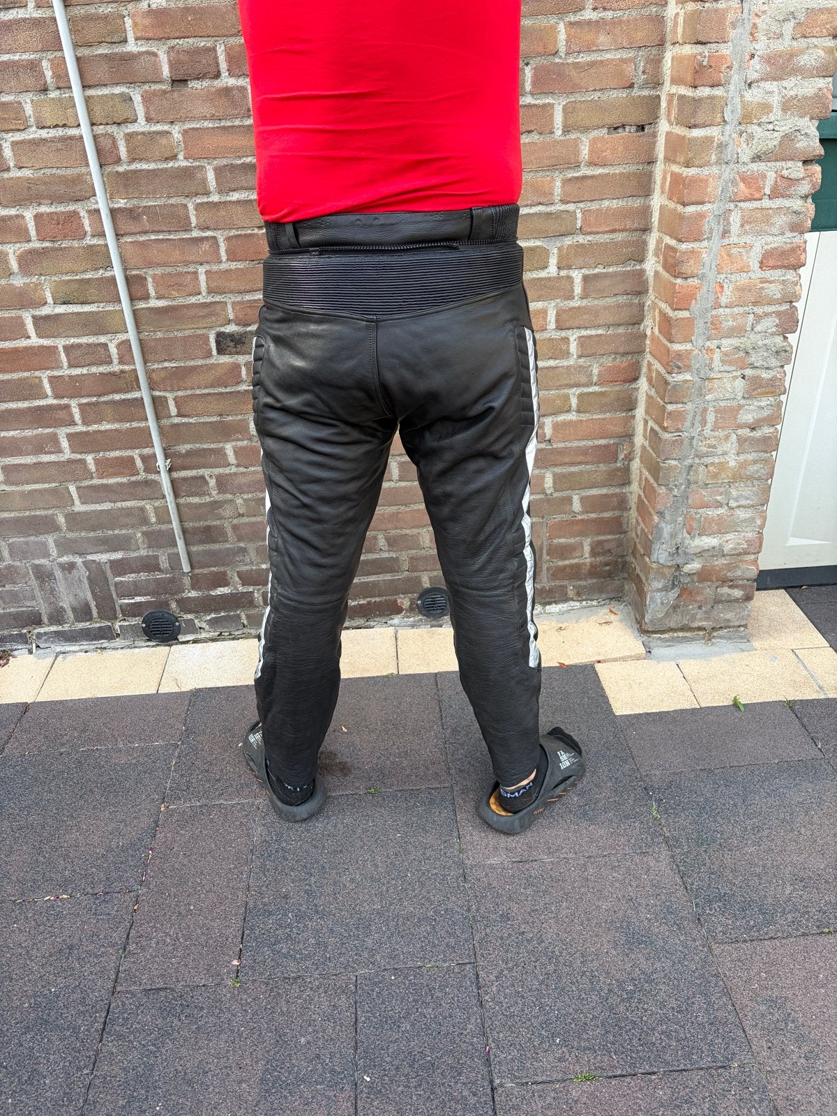 Restyle Leren Motorbroek - Maat 36 jeans, Kleding | Heren, Ophalen of Verzenden, Zo goed als nieuw, Maat 52/54 (L), Zwart