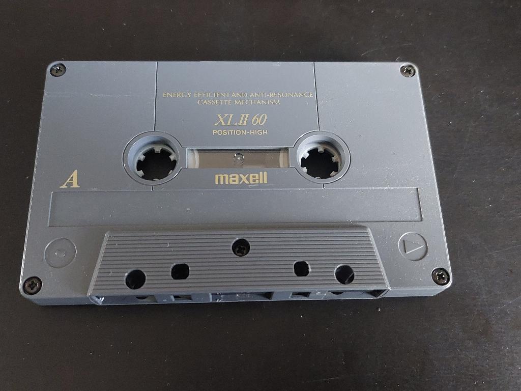 MAXELL XLII 60 CASSETTEBANDJE, Cd's en Dvd's, Cassettebandjes, Overige genres, 1 bandje, Ophalen of Verzenden, Zo goed als nieuw