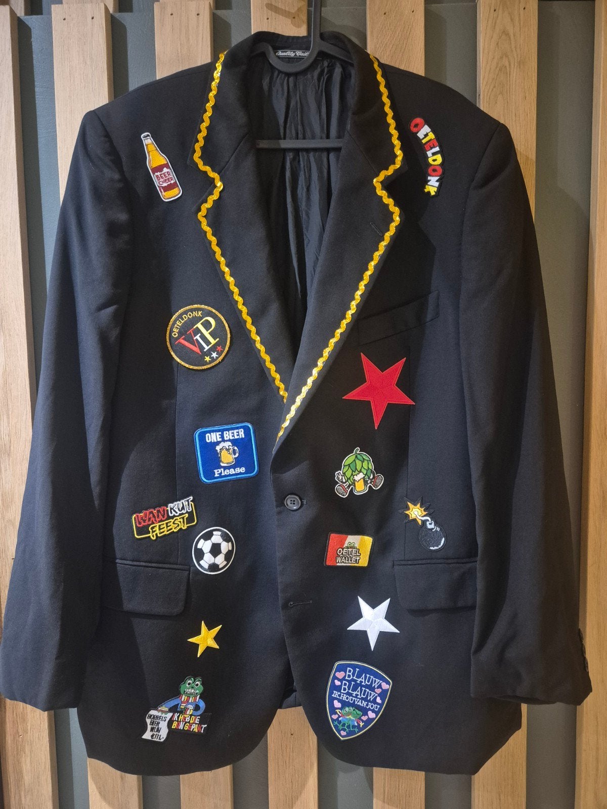Carnavalsjas Oeteldonk Stijl Maat XXL, Kleding | Heren, Ophalen of Verzenden, Gedragen, Carnaval, Kleding