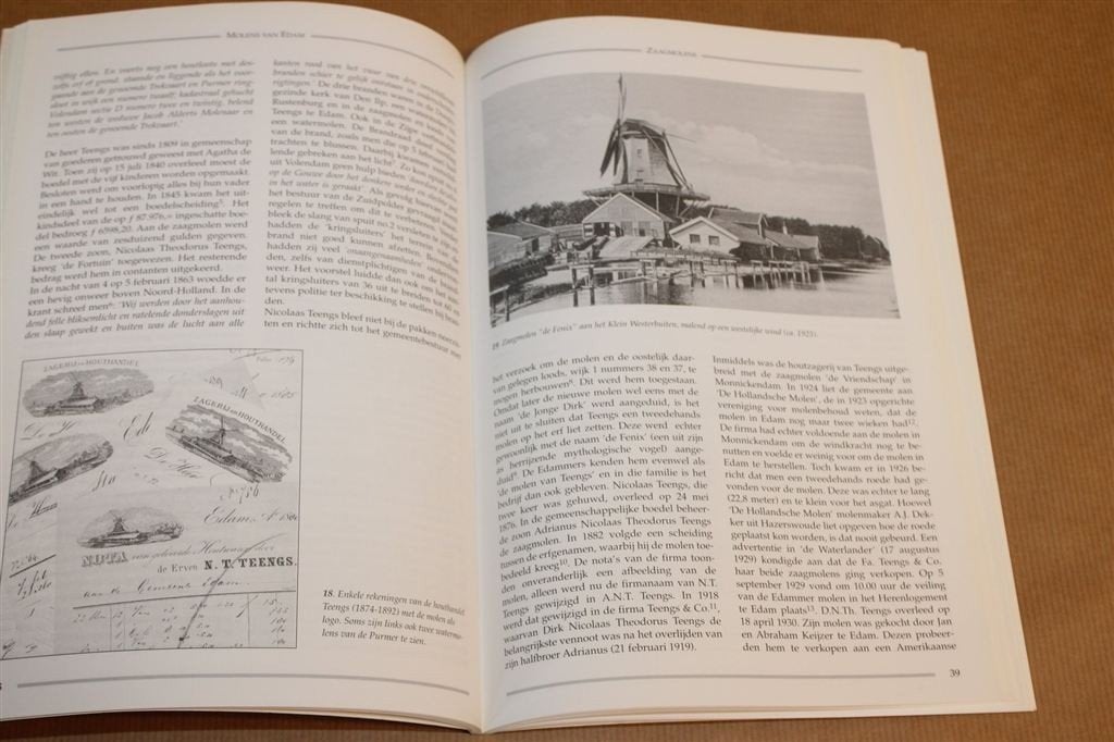 Molens van Edam — Historie & Overzicht Edam Opl. 1000, Boeken, Ophalen of Verzenden, Gelezen