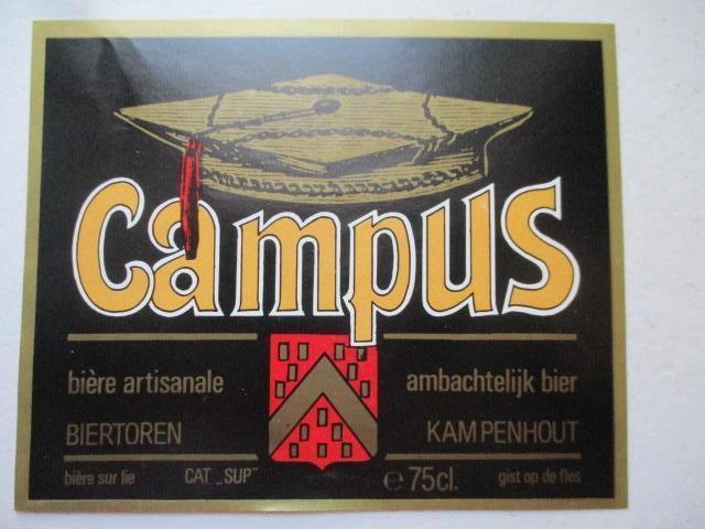 bieretiket Belgie 14-4 (2Q) biertoren, Ophalen of Verzenden, Gebruikt, Overige typen, Overige merken