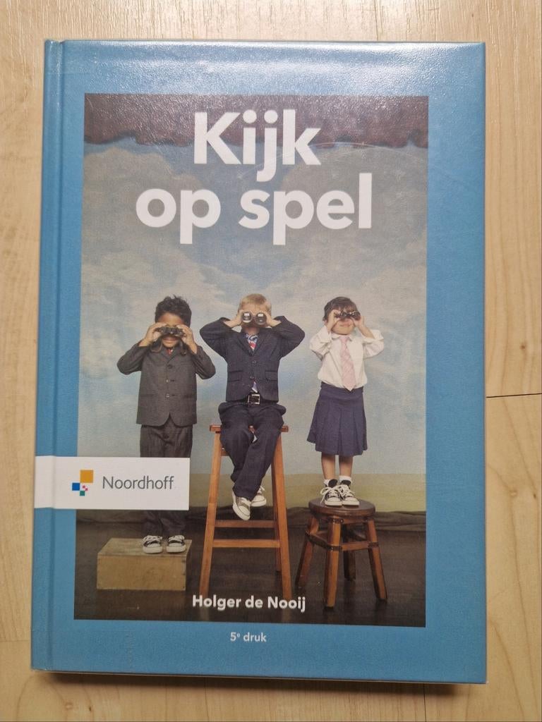 Kijk op spel - Drama PABO boek - Holger de Nooij, Ophalen of Verzenden
