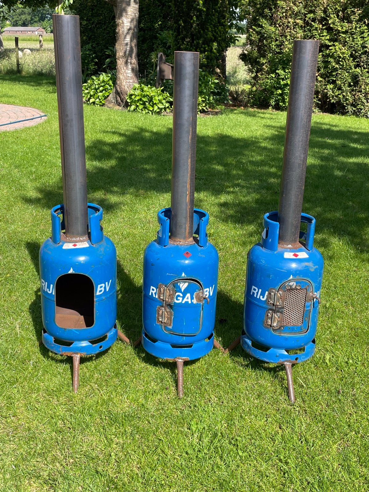 Tuinkachel terraskachel gasfleskachel houtkachel tuinkachel, Tuin en Terras, Ophalen of Verzenden, Nieuw