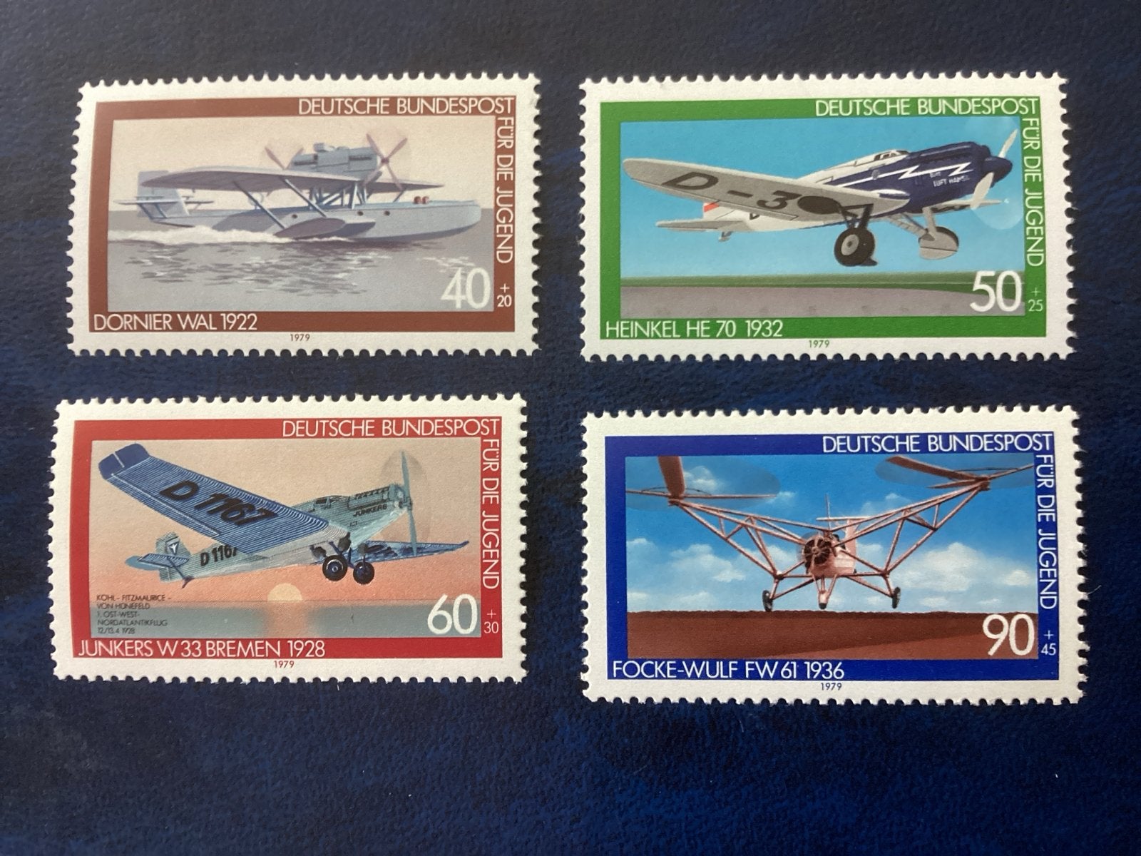 Duitse Bundespost postzegels 'postfris, Ophalen of Verzenden, BRD, Gestempeld
