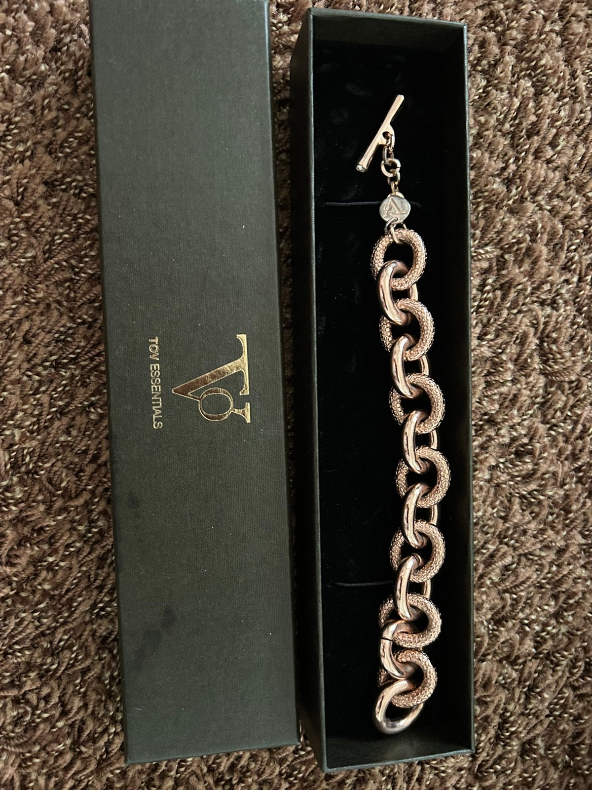 Rosé kleurige armband van TOV, Ophalen of Verzenden, Zo goed als nieuw, Roze, Overige materialen