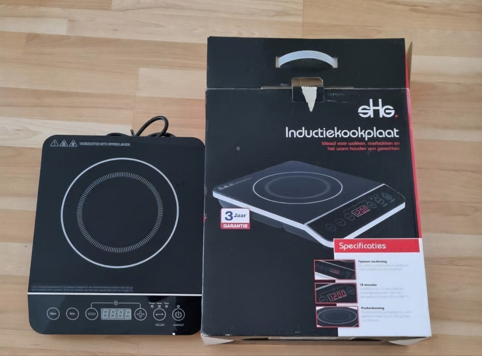 Nieuwe SHG Inductiekookplaat - Compact en Efficiënt, Ophalen of Verzenden