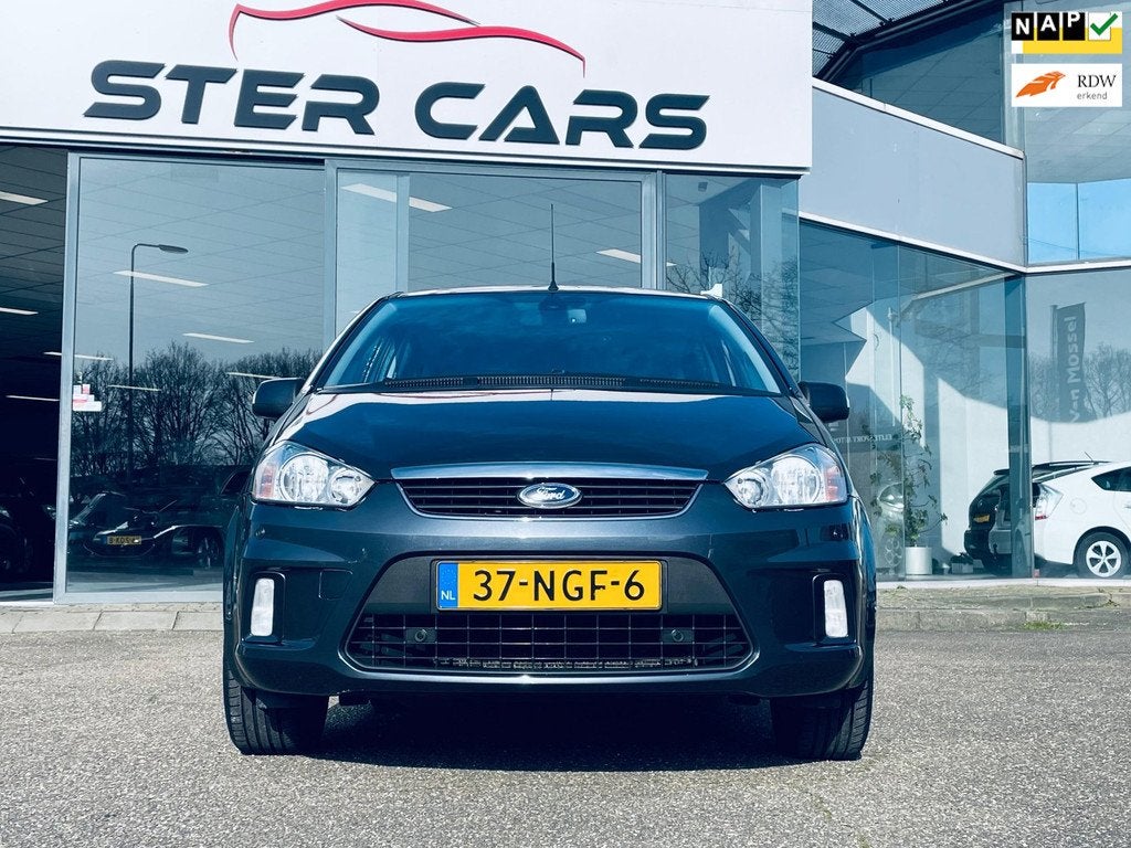 Ford C-Max 2.0-16V Limited Automaat, Trekhaak, P Sensor, Cru, Auto's, Ford, Gebruikt, Bedrijf, Euro 4, Zilver of Grijs