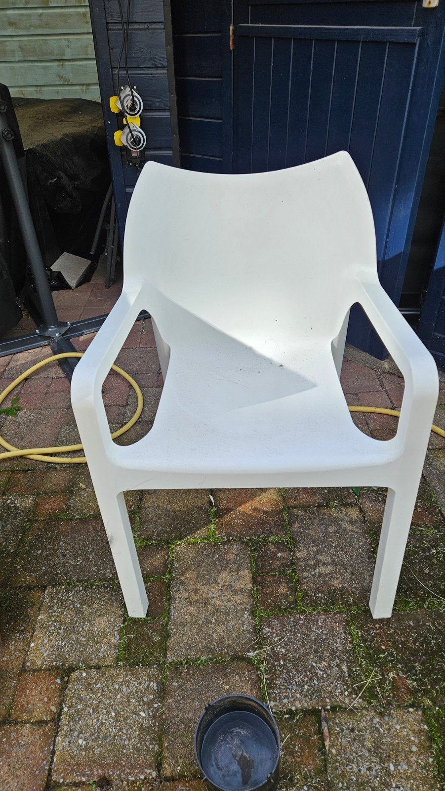 Siesta Diva Armchair - Witte Tuinstoel, Ophalen, Gebruikt, Kunststof