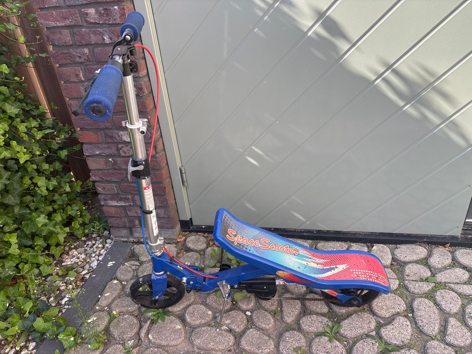 Space Scooter Blauw - Z.g.a.n., Ophalen, Zo goed als nieuw, Gewone step