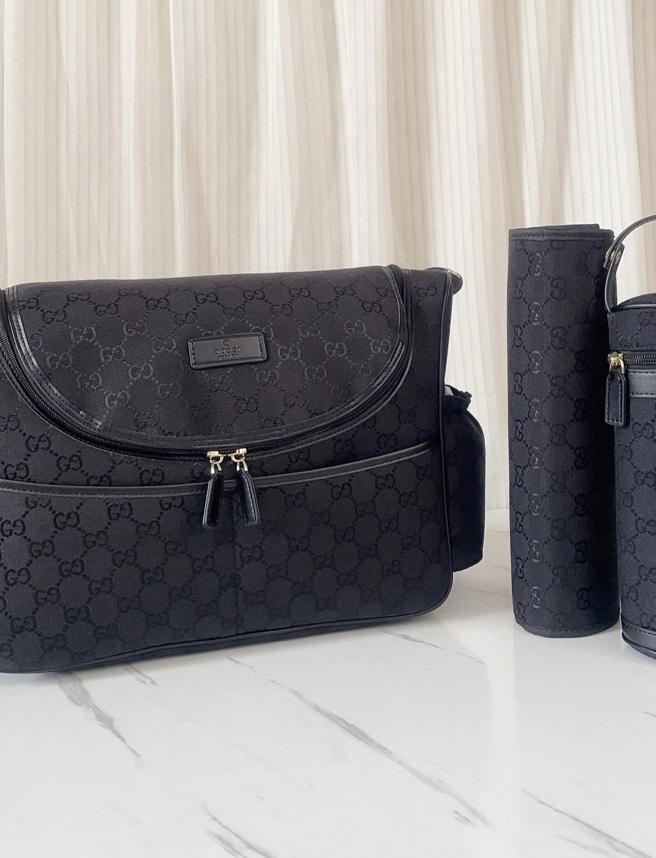 NIEUW classy Gucci luiertas set, Ophalen of Verzenden, Nieuw, Zwart, Gucci