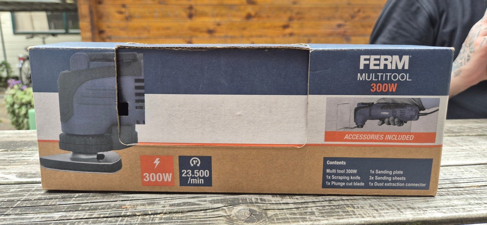 Nieuwe FERM Multitool 300W - Inclusief accessoires, Ophalen, Nieuw, Minder dan 600 watt, Overige typen