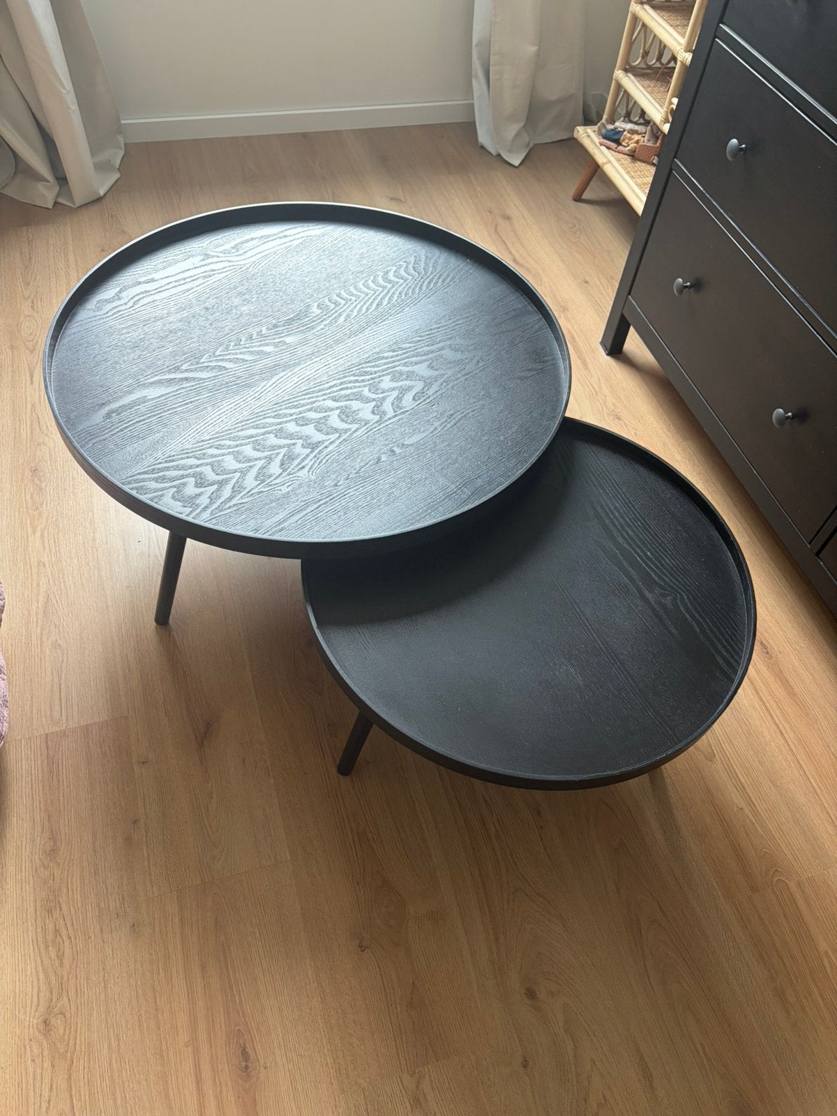 Bijzettafels Woood, Ophalen, Zo goed als nieuw, Rond, 50 tot 100 cm