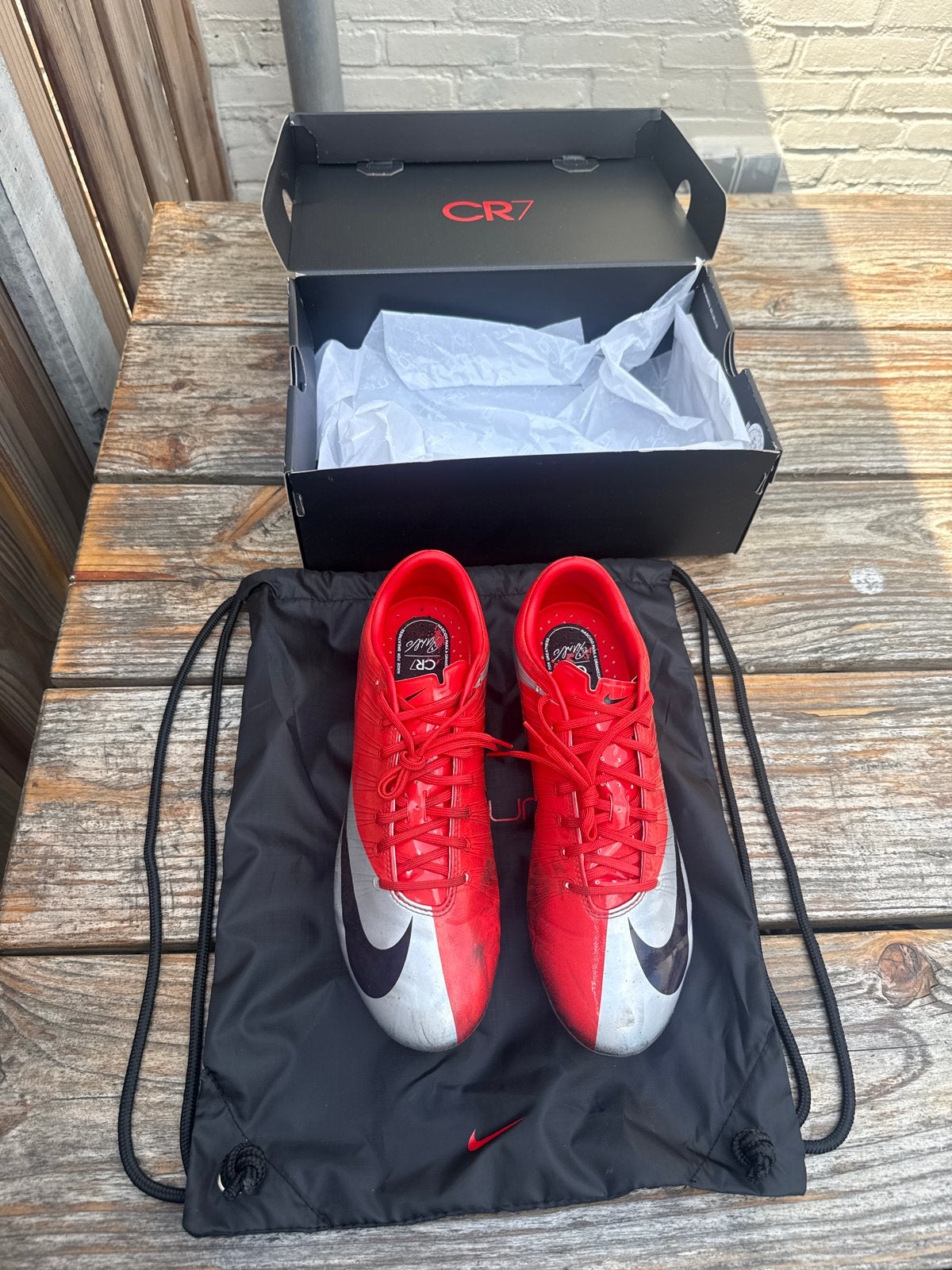Nike Mercurial Superfly CR7 Voetbalschoenen, Maat XS of kleiner, Ophalen of Verzenden, Zo goed als nieuw, Schoenen