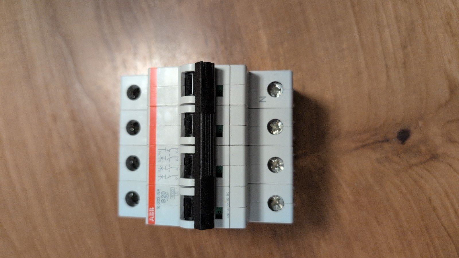 ABB installatieautomaat B20 4P (2CDS253103R0205), Ophalen of Verzenden, Nieuw, ABB, Installatieautomaat