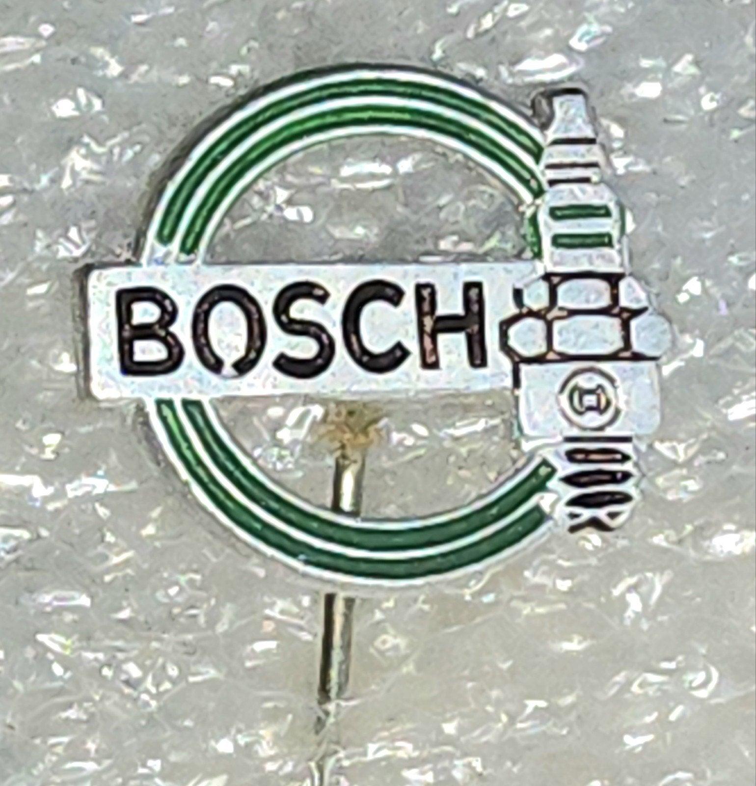 Vintage Speldje BOSCH Bougies, Ophalen of Verzenden, Gebruikt, Merk, Speldje of Pin