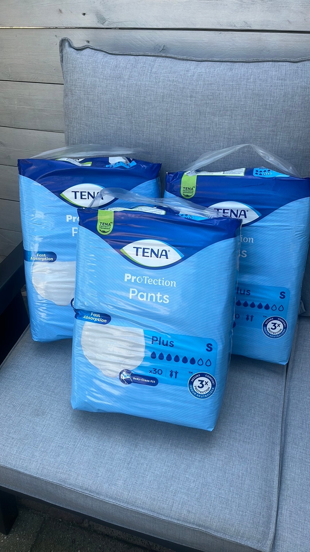 Tena Protection Pants mt.S, 30 luiers in een pak., Ophalen of Verzenden, Nieuw