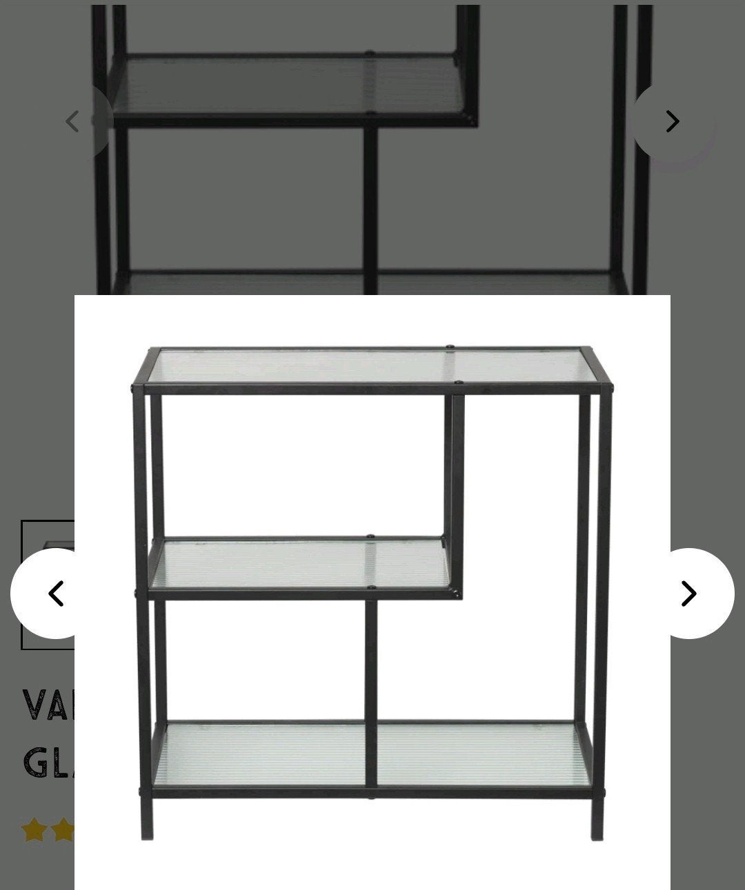 Vakkenkastje metaal/glas, Antiek en Kunst, Antiek | Meubels | Kasten, Ophalen