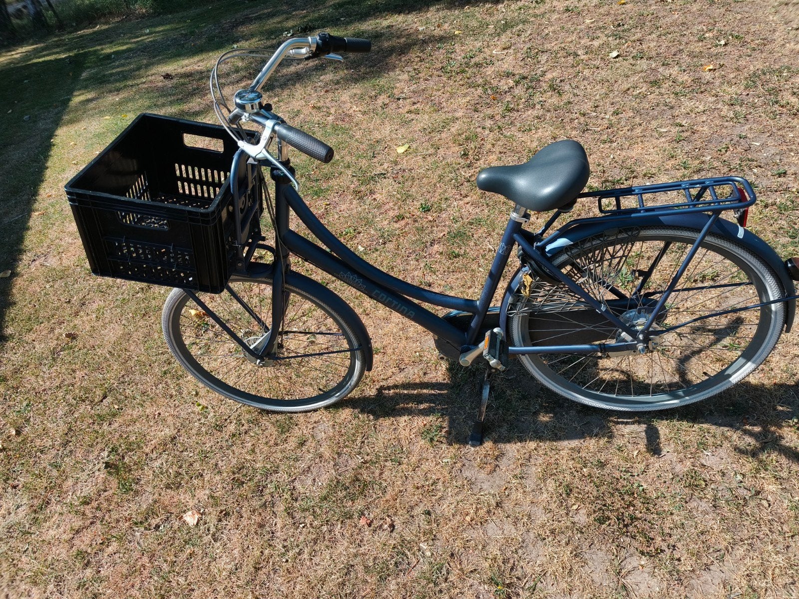 Cortina mamafiets met voorzitje (optioneel), Ophalen