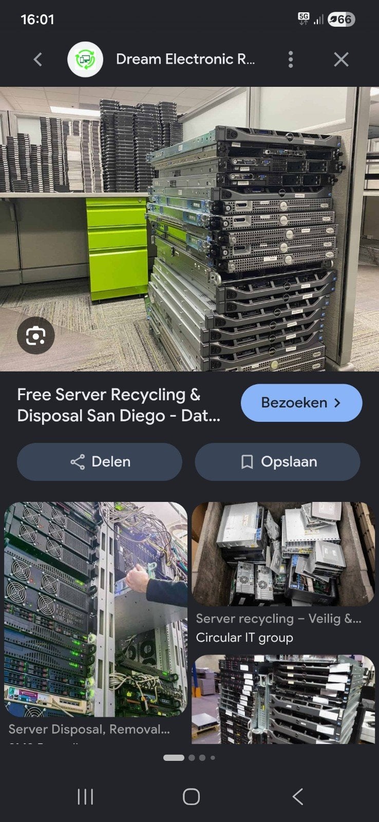 Servers gezocht per kilo voor recycling, Minder dan 4 GB, Ophalen of Verzenden, Variërend, Niet werkend