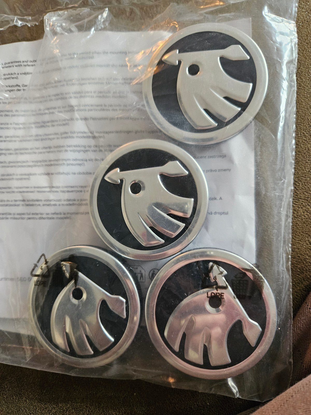 Skoda Naafdoppen Set - Origineel (4 stuks), Ophalen of Verzenden, Nieuw