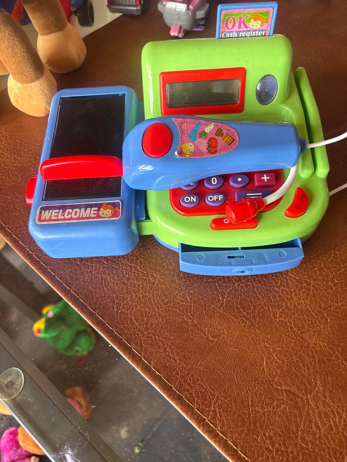 Leuke speelgoed kassa met scanner voor kinderen, Ophalen of Verzenden, Gebruikt, Jongen of Meisje