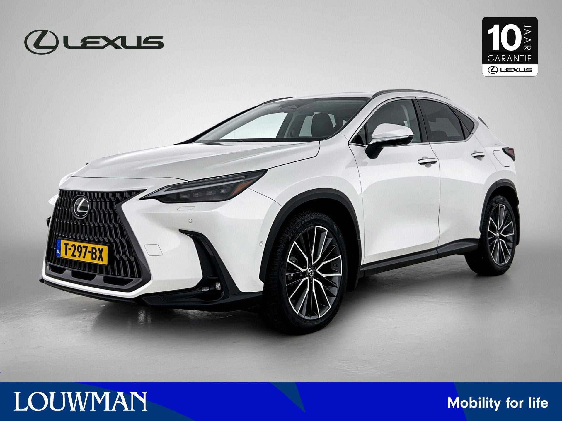 Lexus NX 450h+ AWD Executive Line | Memory Seat | Elektrisch, Auto's, Automaat, Gebruikt, 4 cilinders, Wit