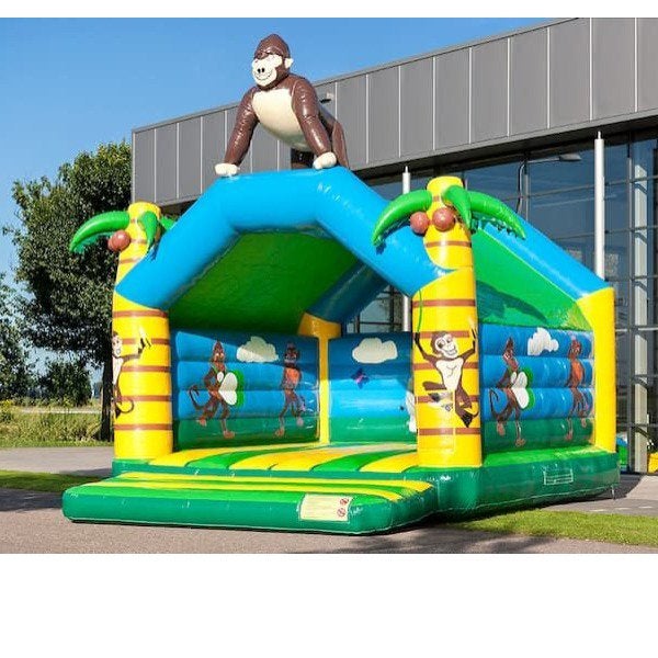 Springkussen Jungle overdekt TE HUUR, Ophalen of Verzenden
