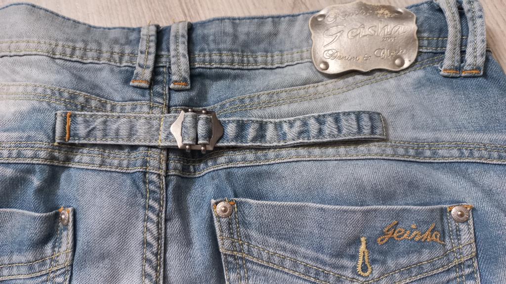 Coole dames short Geisha maat L, Geisha, Blauw, Ophalen of Verzenden, Zo goed als nieuw
